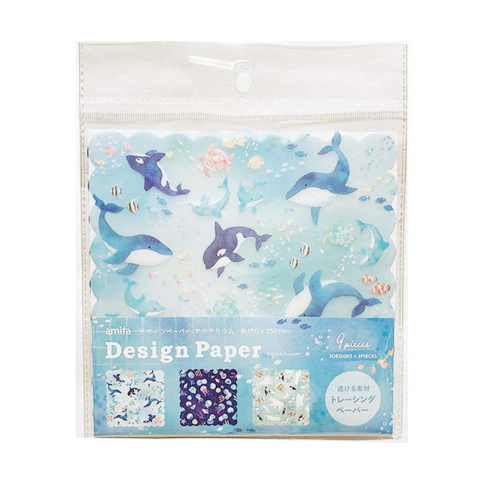 デザインペーパー 9P アクアリウム 361778