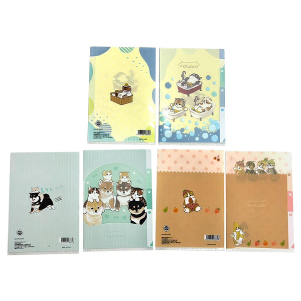 mofusand モフサンド A5クリアファイル3ポケット 【お一人様12