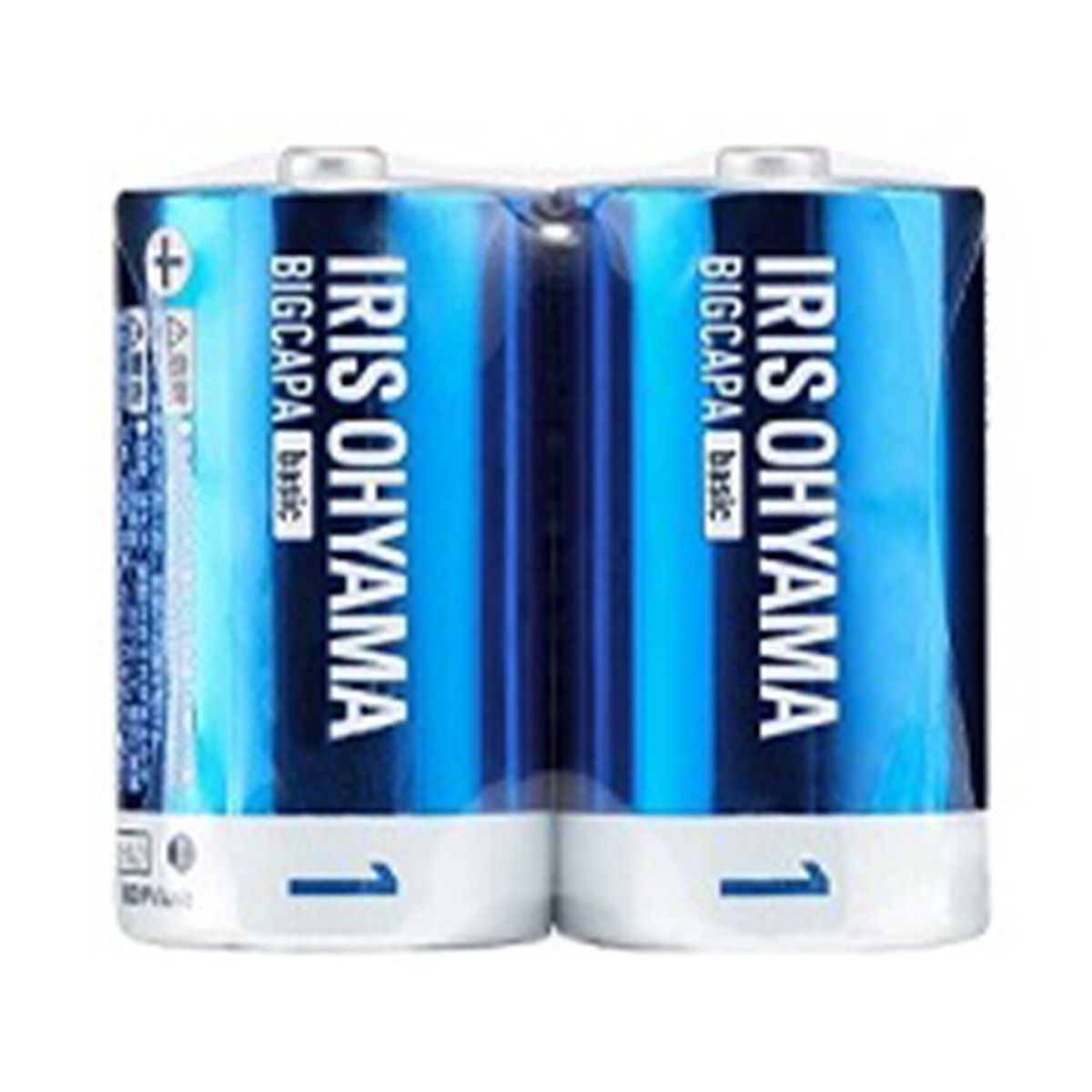 電池  アルカリ乾電池 単1形 2本 アイリスオーヤマ  362212