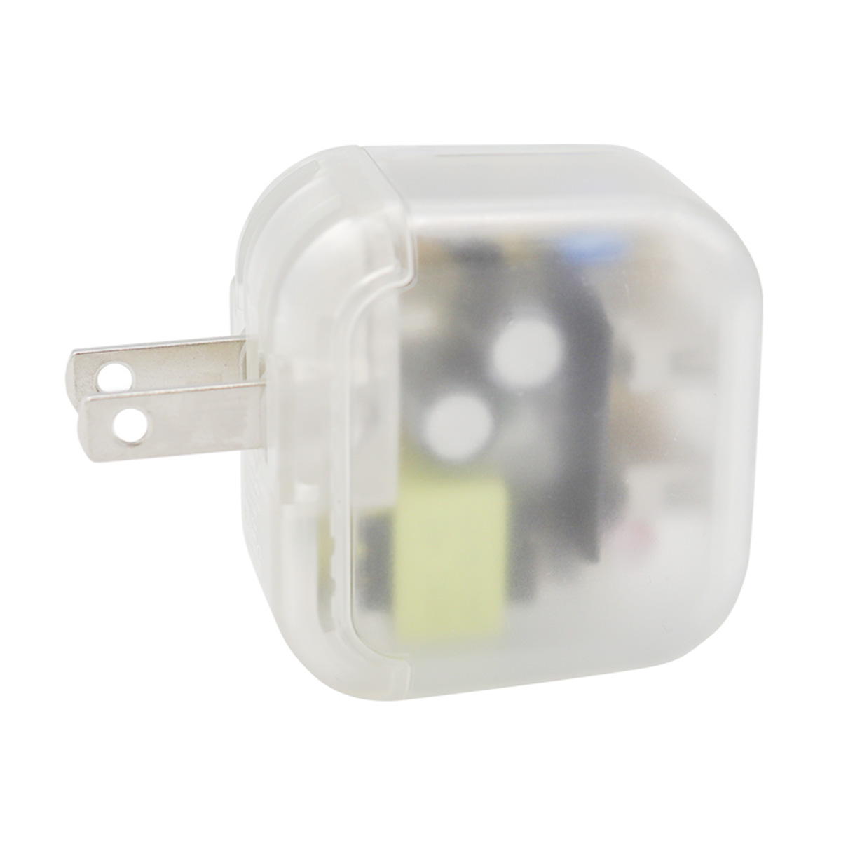 ACアダプタ 充電アダプター USBアダプター 5V 2.4A クリア 362399