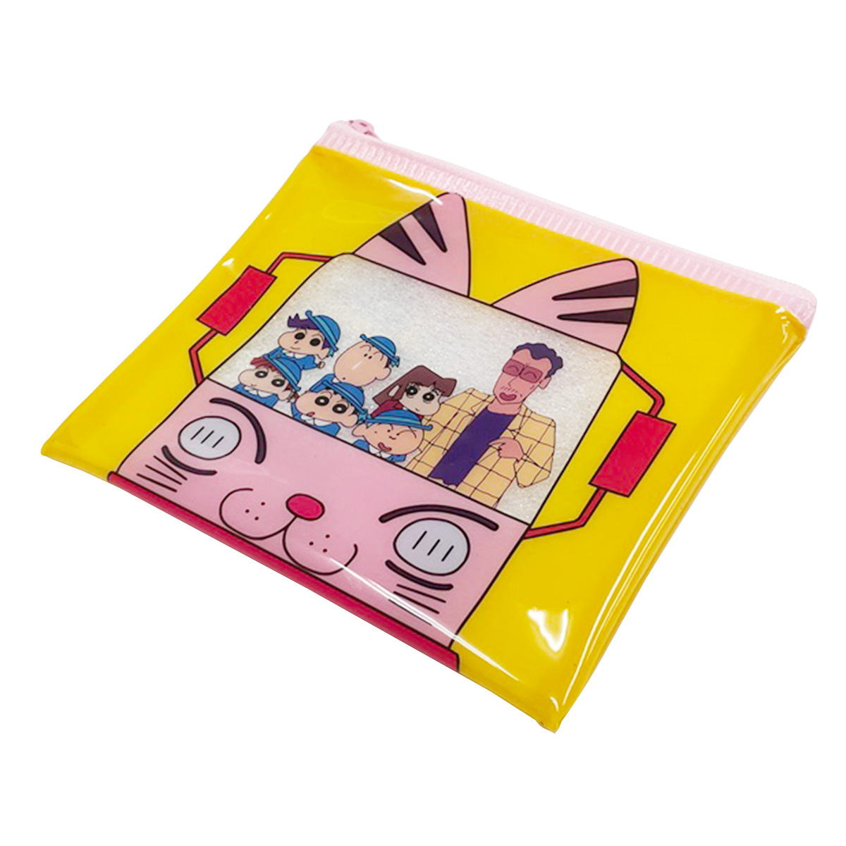 OUTLET】クレヨンしんちゃん ミニフラットポーチ バス 362593