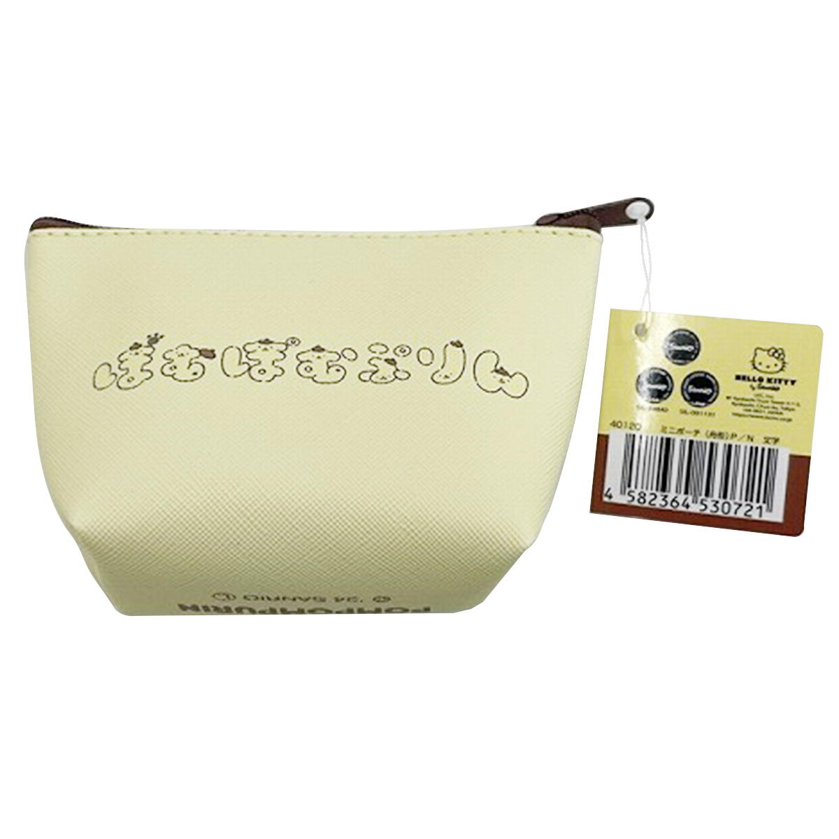 ポーチ サンリオ sanrio ポムポムプリン 舟形ミニポーチ 文字 362609