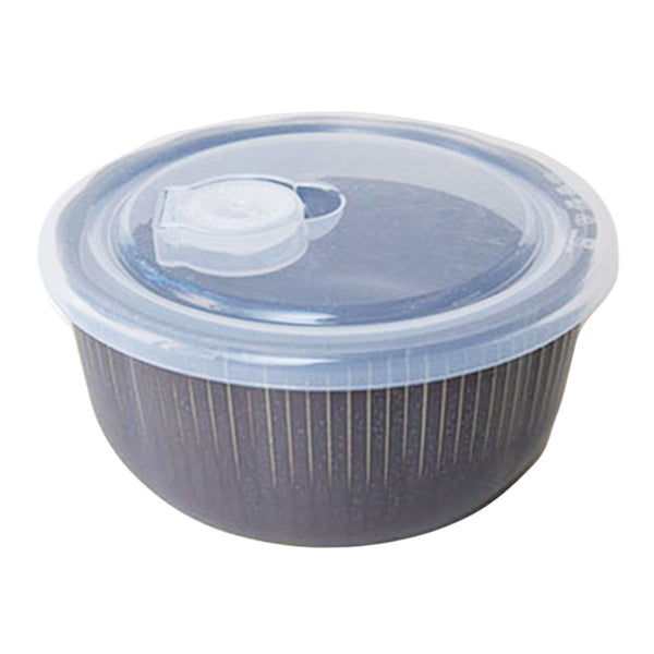 OUTLET】食品保存容器 窯変はな十草 フードコンテナL 黒マット 約500ml