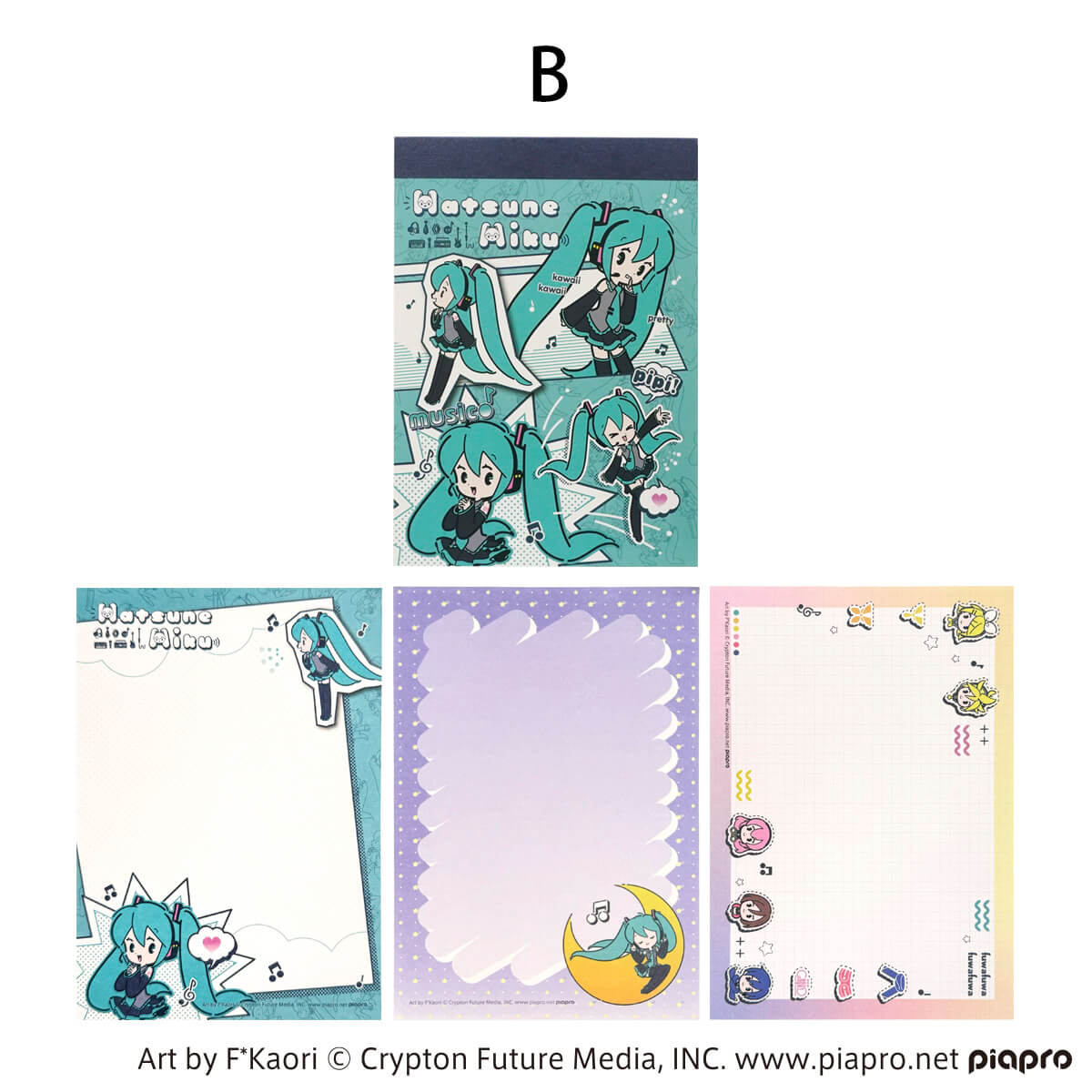 OUTLET】初音ミク A6 メモ帳 48枚 プチシリーズ 364089