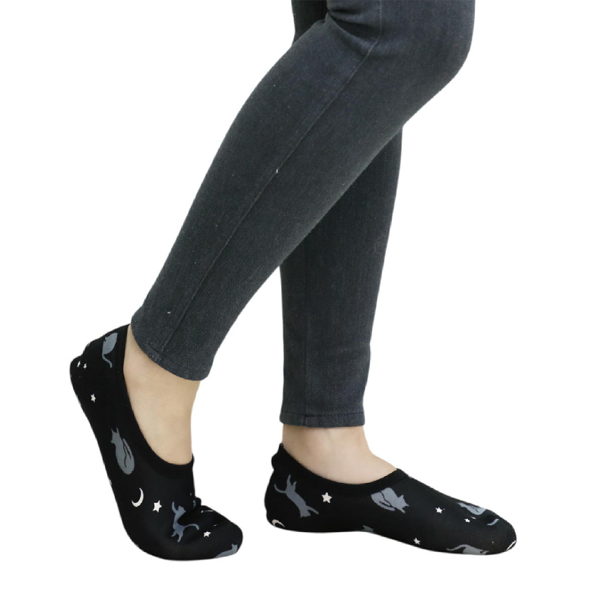 ポカポカソックスSムートンキャットBK 365240