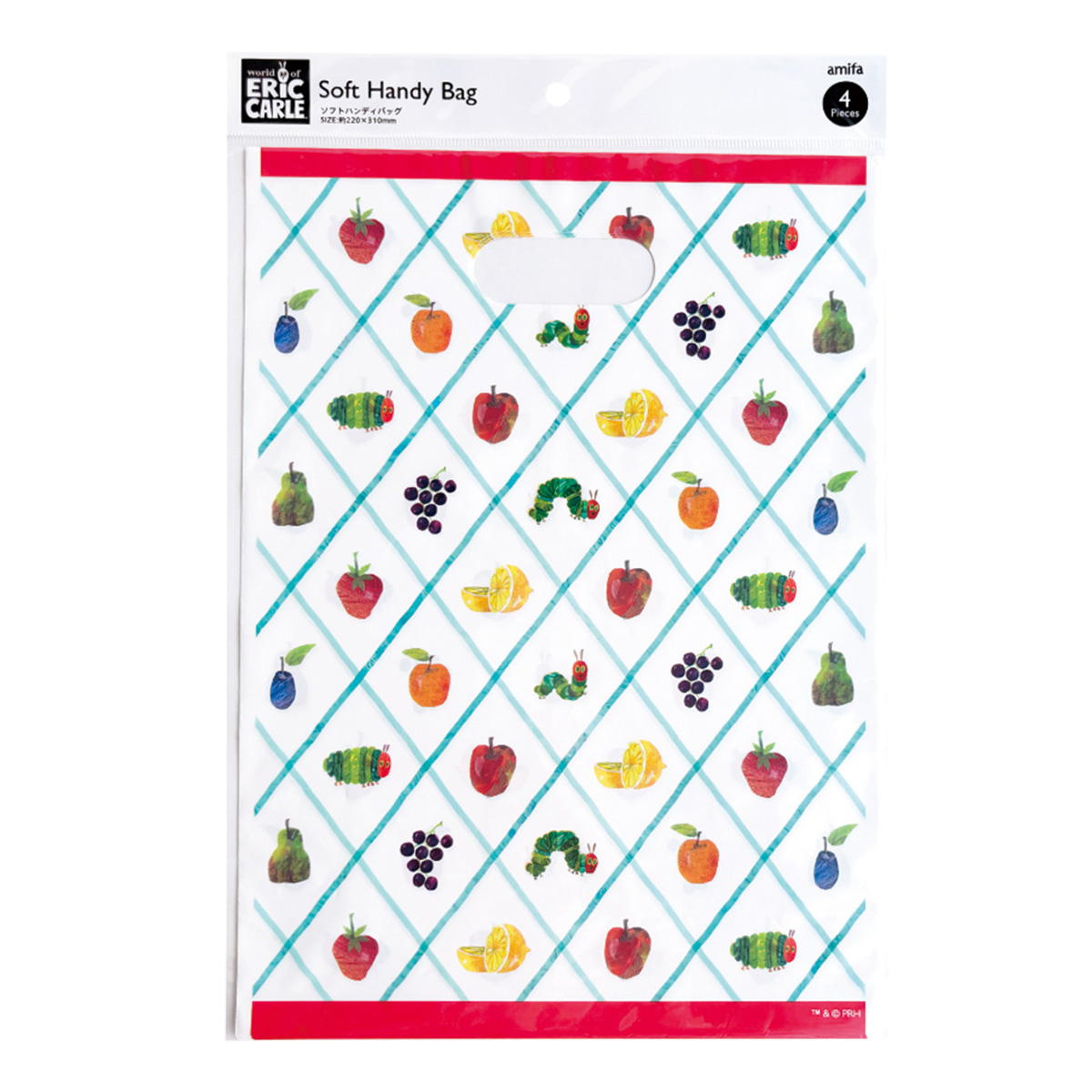 【在庫限り】ソフトハンディバッグ M 4P はらぺこあおむし2 365272