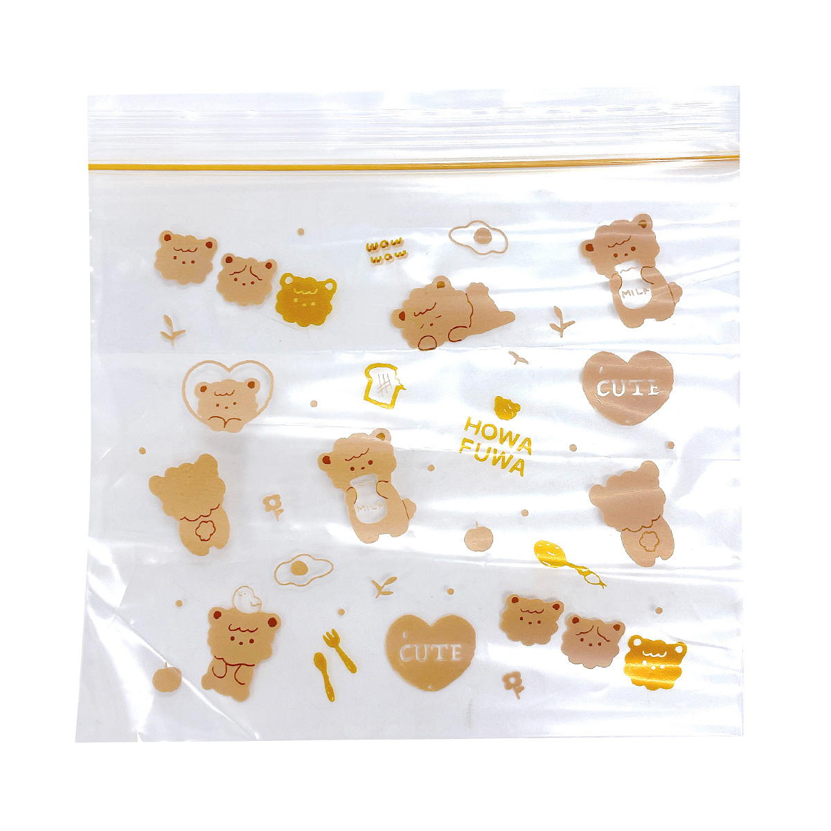 セール！自分ツッコミくまくじ２　クリアファイル　ジッパーバッグ　エプロン セール！自分ツッコミくまくじ2 クリアファイル ジッパーバッグ