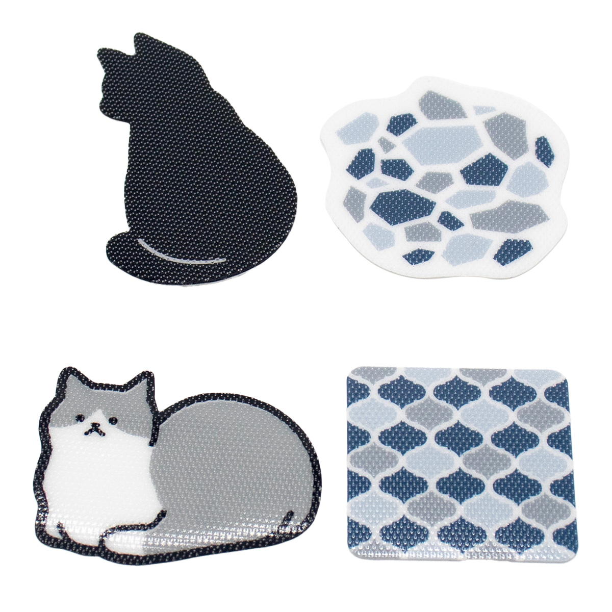 在庫限り】スポンジキャッチ2P ネコとタイル 366289