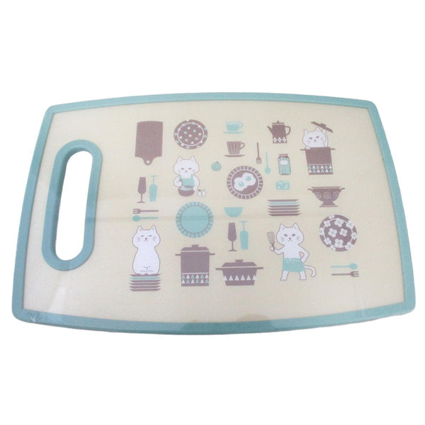 ♥♥ ネコちゃんモチーフ ミニカッティングボード まな板 一枚板 2枚