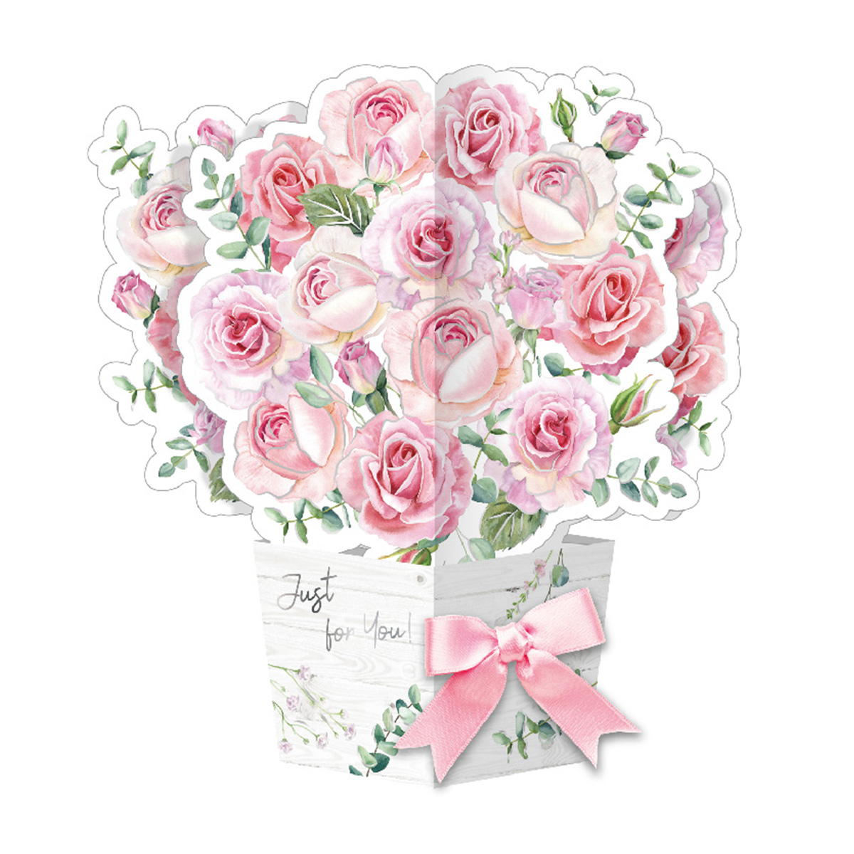 グリーティングカード フラワーポット 封筒付 367727