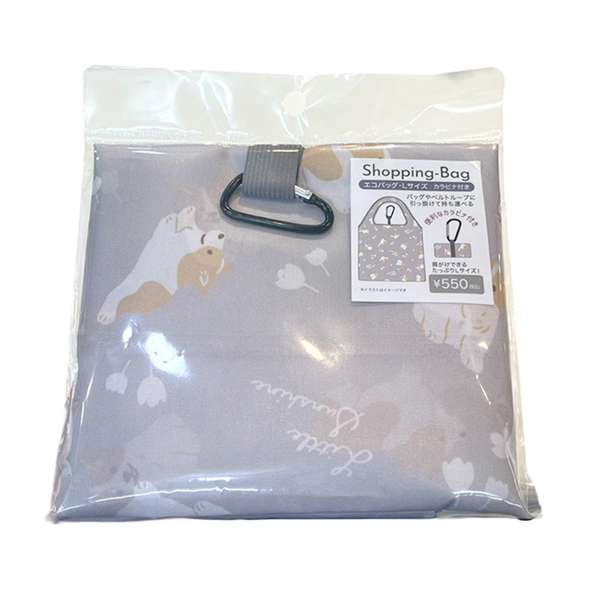 エコバッグL カラビナ付き コーギーGY 367999