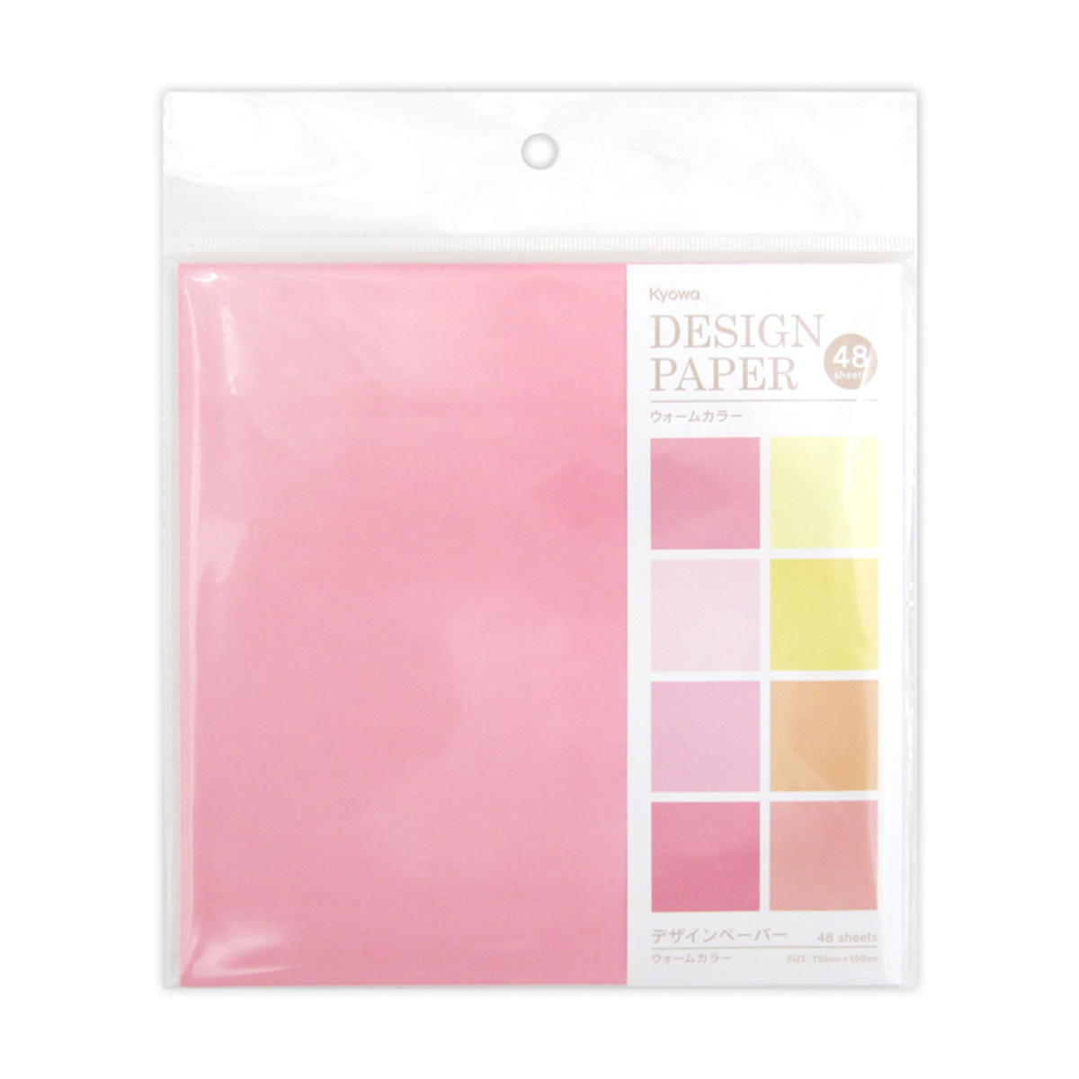 デザインペーパー ウォームカラー 48枚 368115