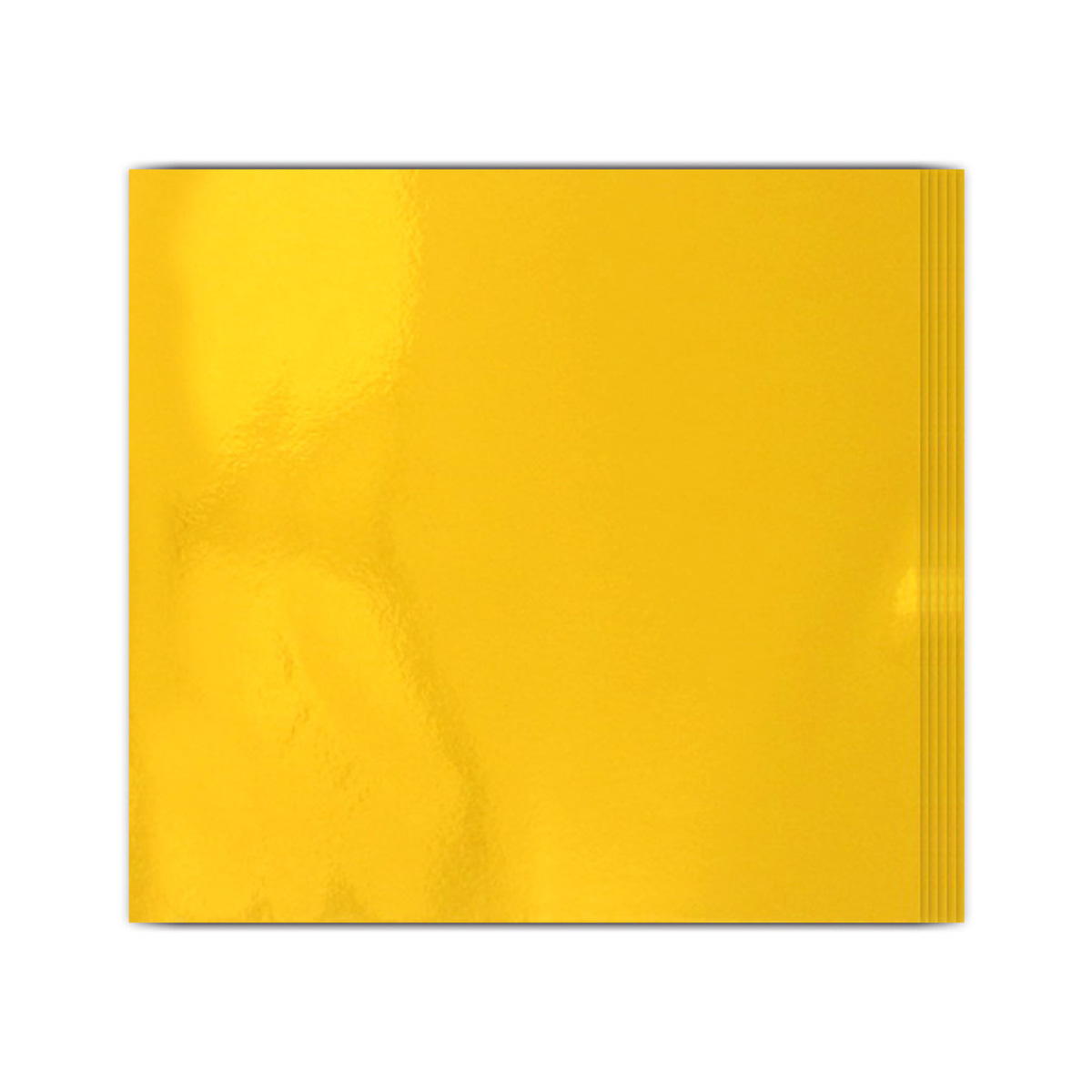 両面同色カラーホイルおりがみ きん 6枚 368119