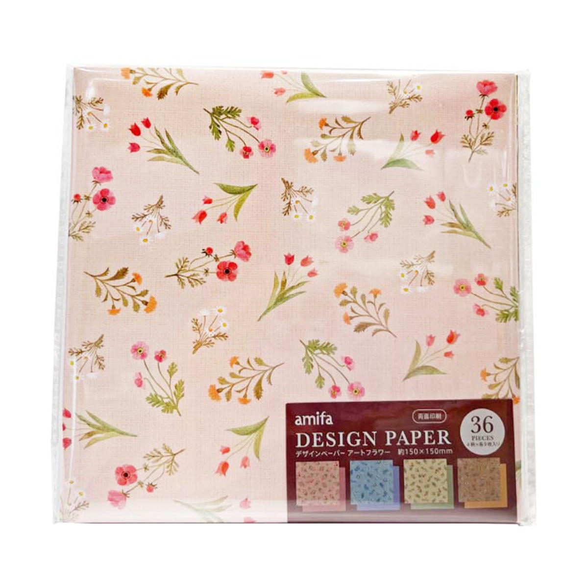 デザインペーパー 36P アートフラワー 368168
