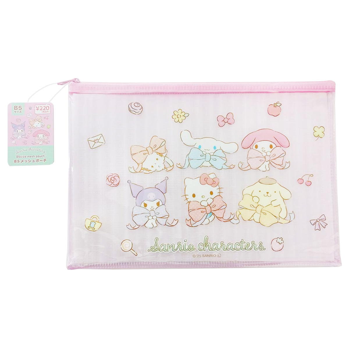 B5メッシュポーチ サンリオMIX 368687