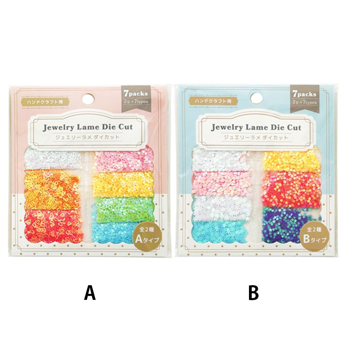 ジュエリーラメ ダイカット7P 368889
