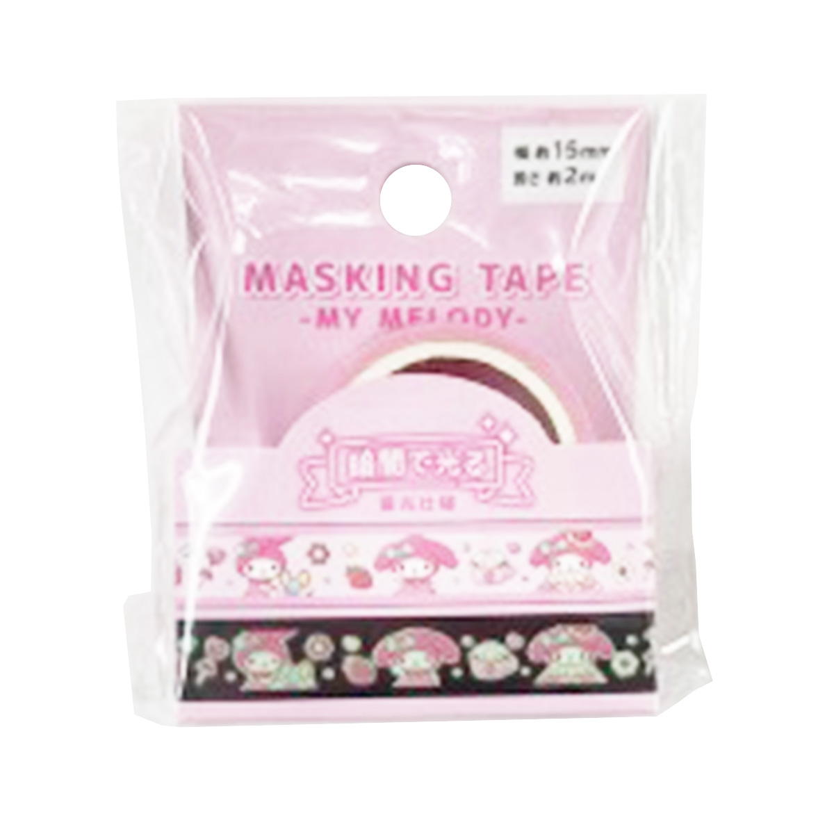蓄光マスキングテープ マイメロディ 369056