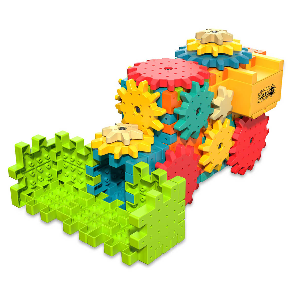 電動くみたてはぐるまブロックカー 369325