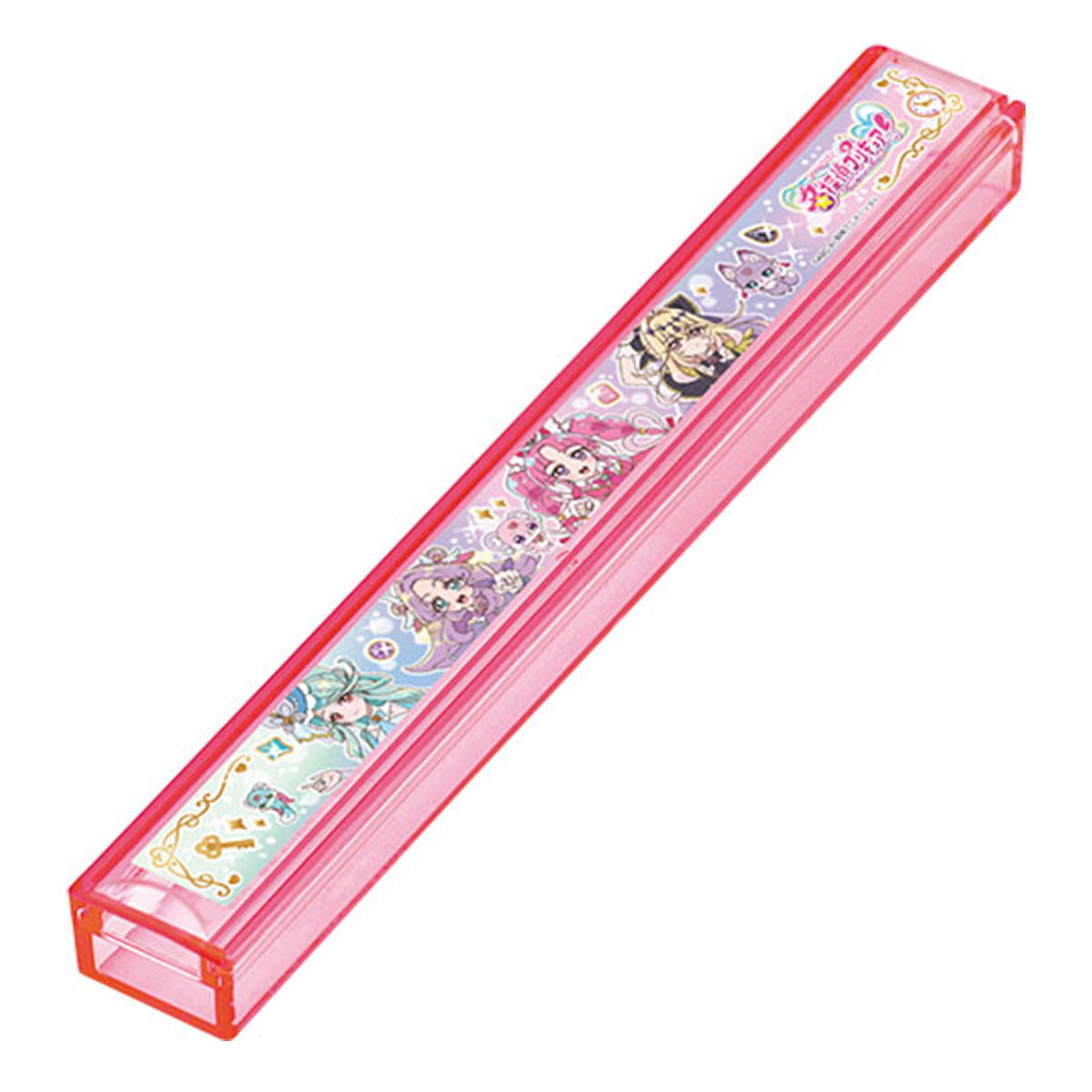 名探偵プリキュア!透明箸箱16.5cm 369636