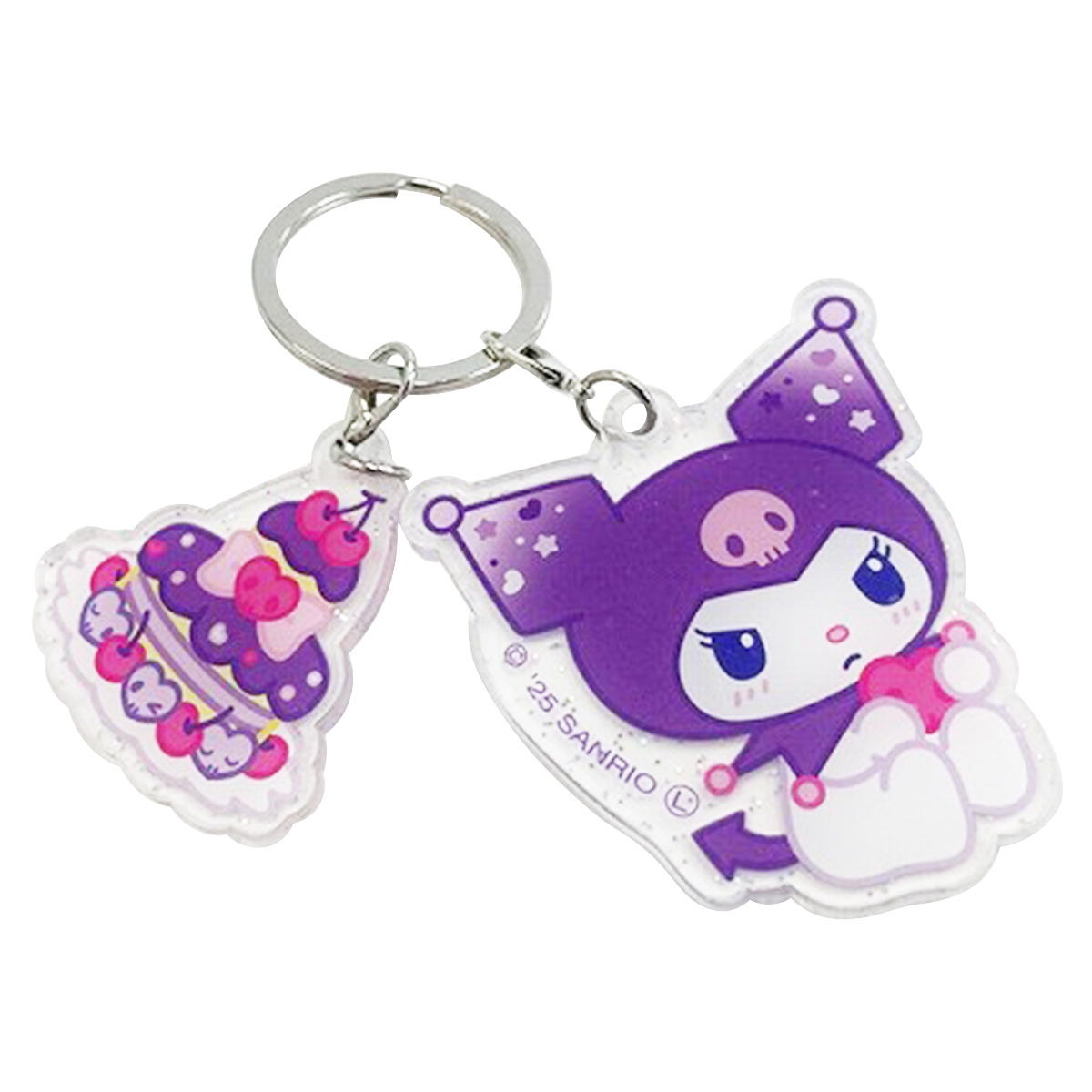 sanrio 2連アクリルキーホルダーMUバースデークロミ 370007