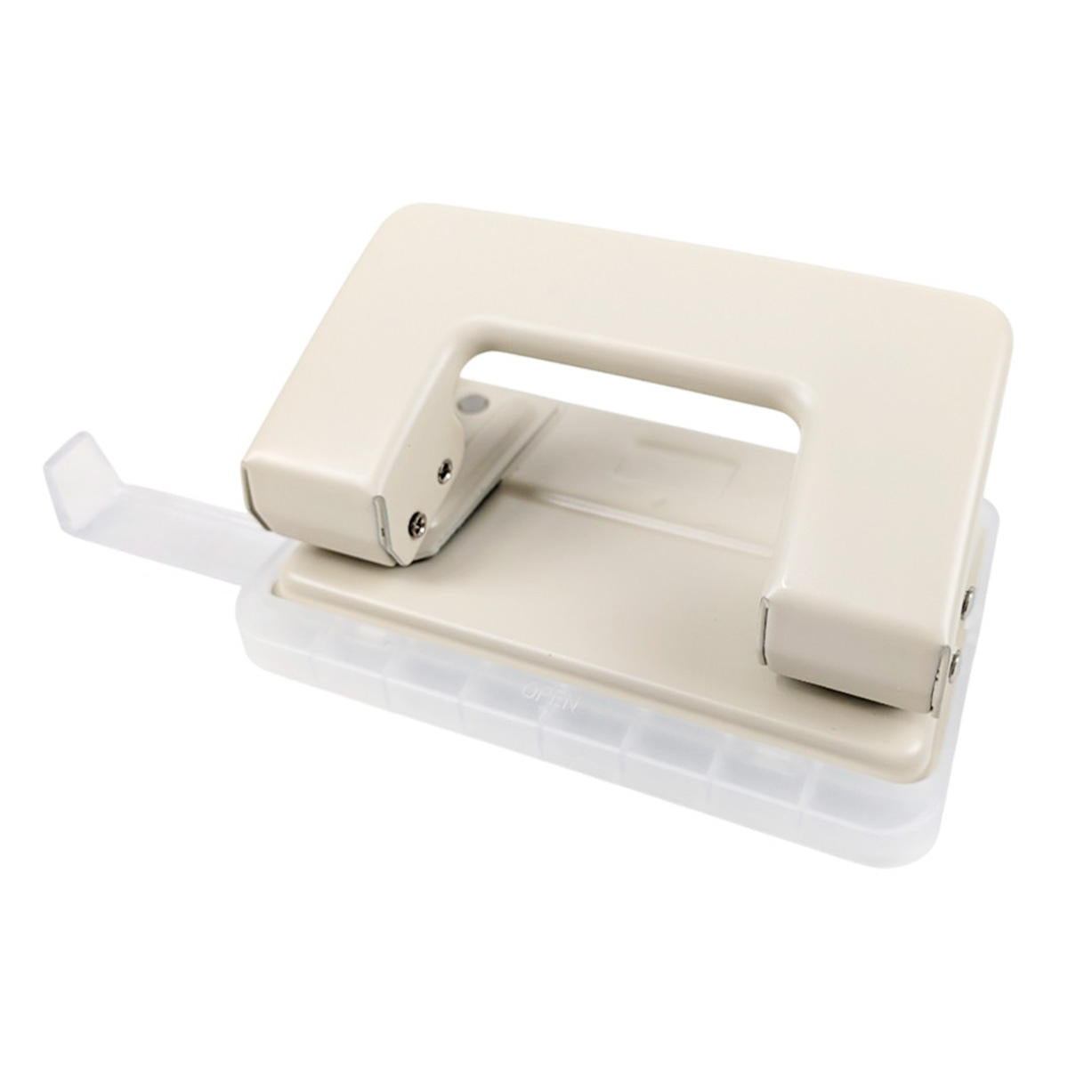 2穴パンチ ゲージ付10枚 ベージュ 370092