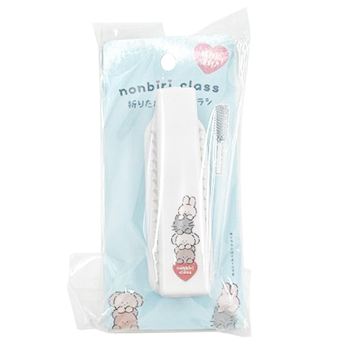nonbiri class 折りたたみヘアブラシ 370355