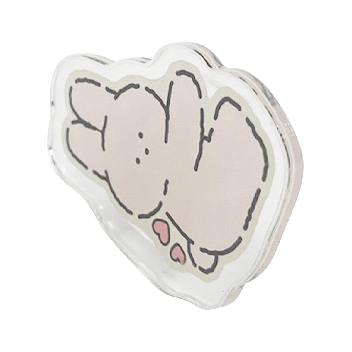 nonbiri class アクリルクリップうさぎ・くま 370373