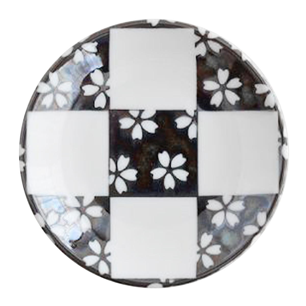 市松桜 豆皿 370412