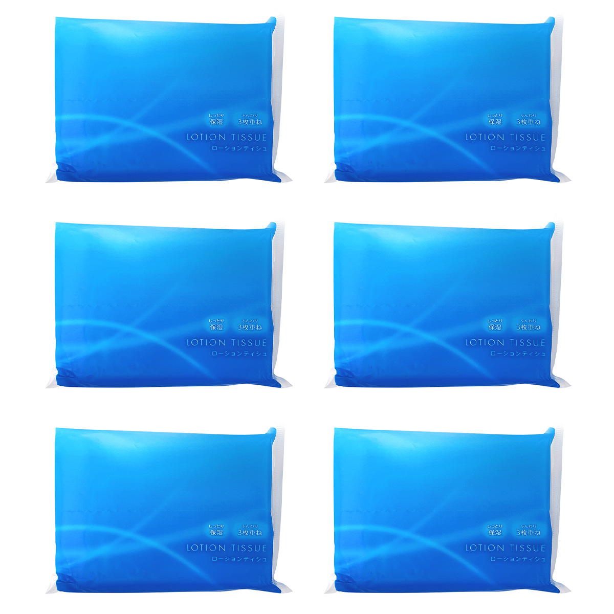 ローションティッシュ30枚（10組）6個入 370518