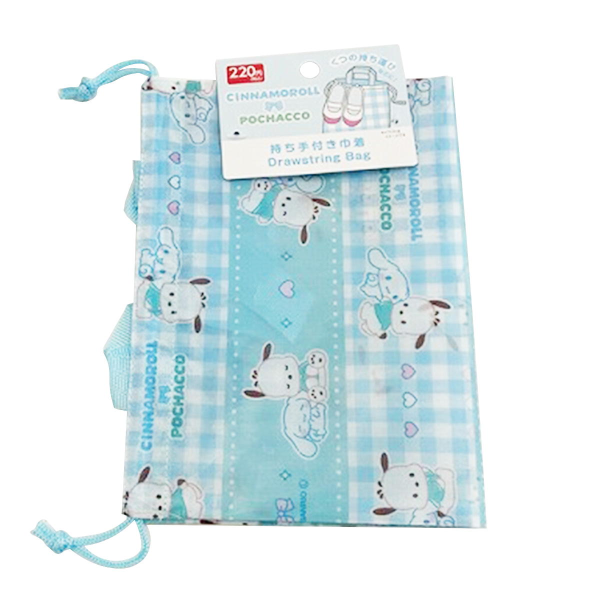 シナモンポチャッコ 持ち手付き巾着 370644