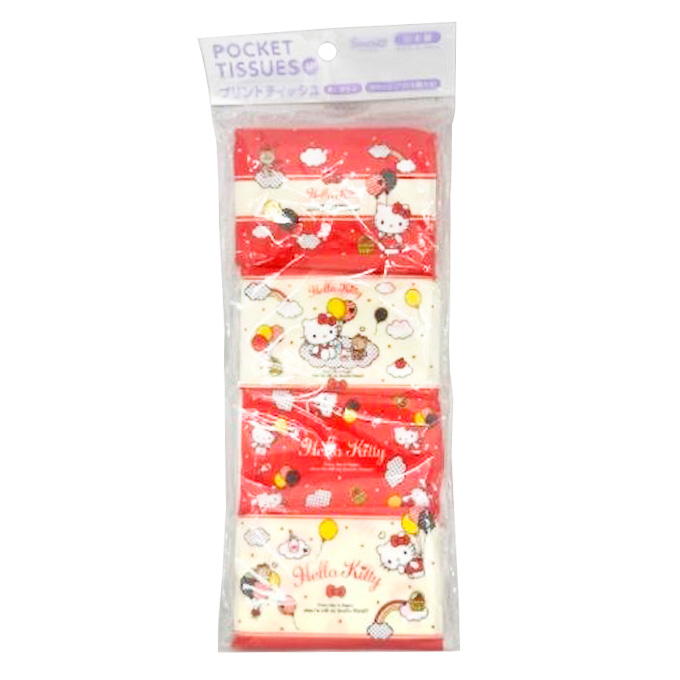 ミニポケットティッシュ4P ハローキティ 370738