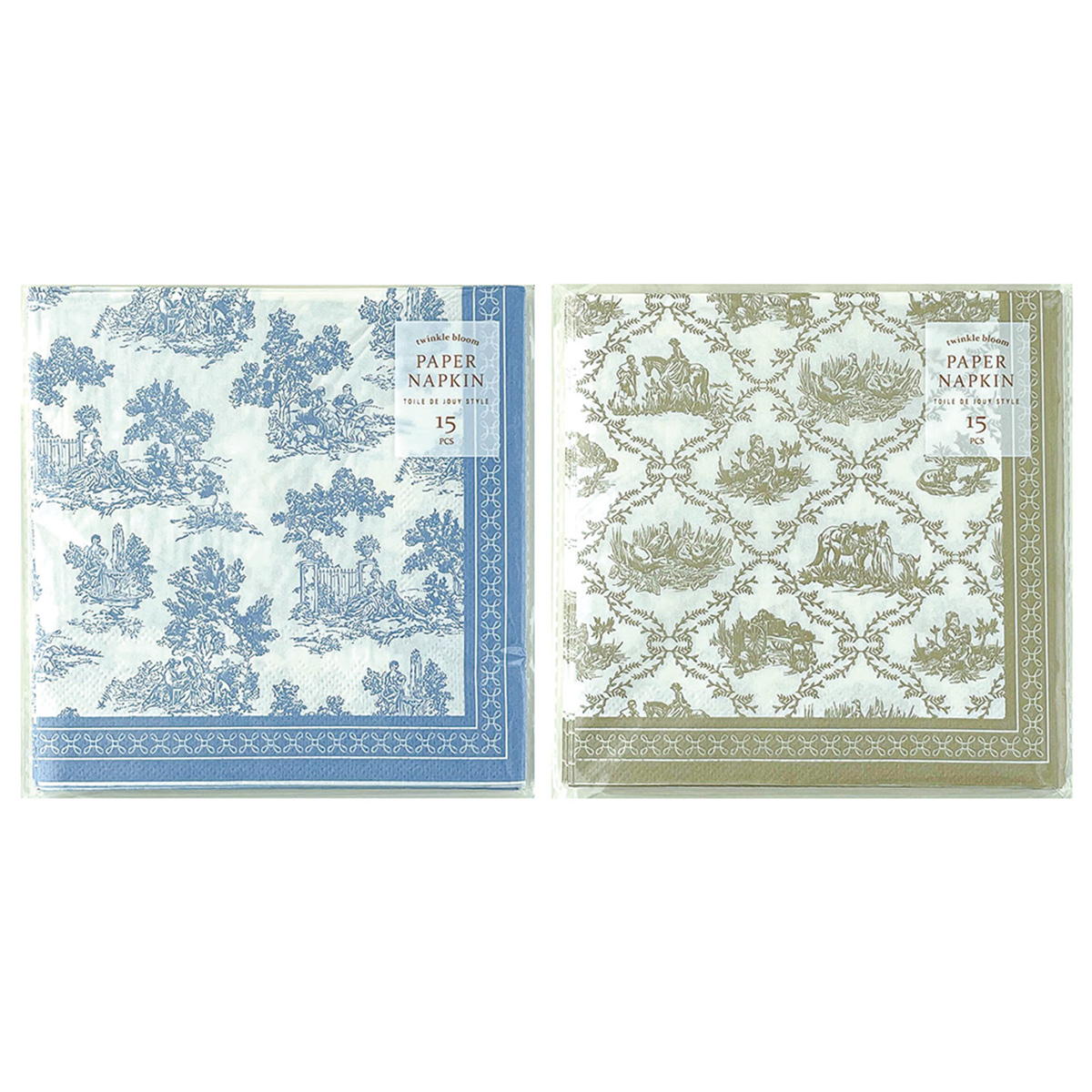 ペーパーナプキン 15P トワルドジュイスタイル 370996