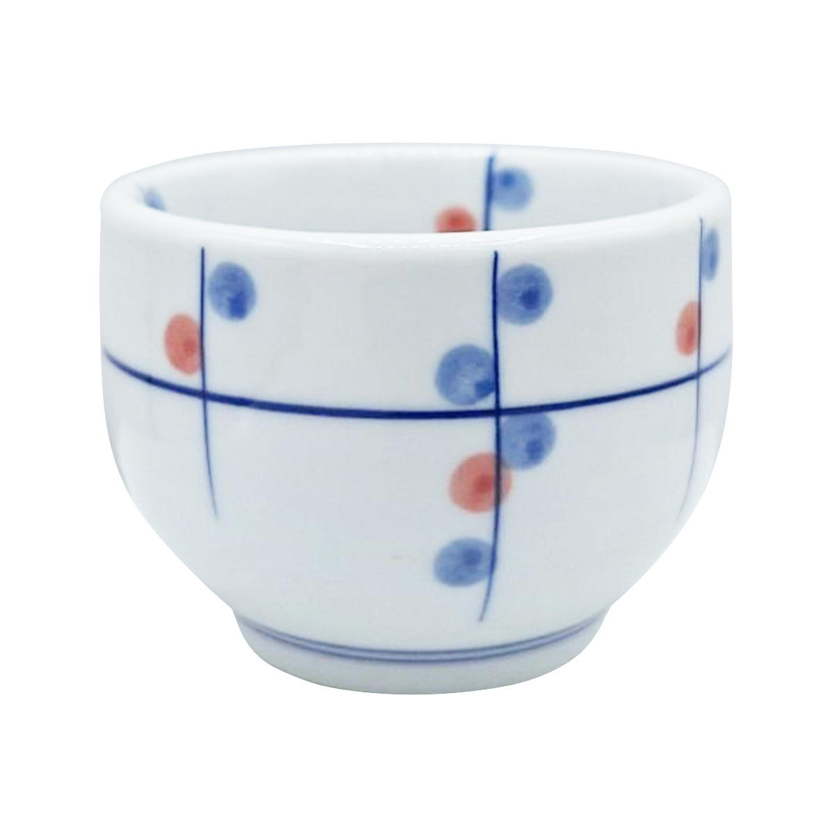 友禅格子 玉湯呑 HT7401 371162