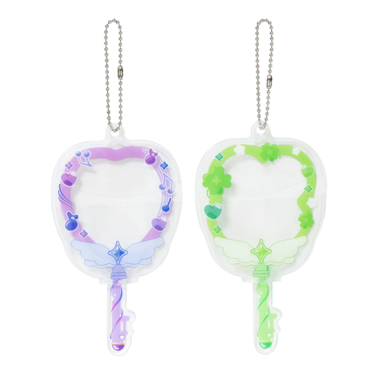 缶バッジカバー 魔法のステッキ柄PU･GR 371432