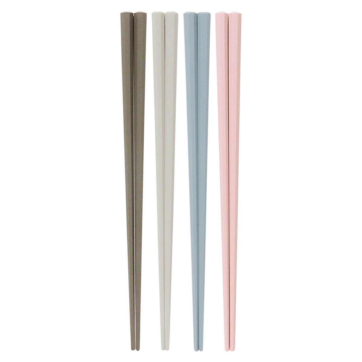 八角箸 ニュアンスカラー 23cm4膳 371435