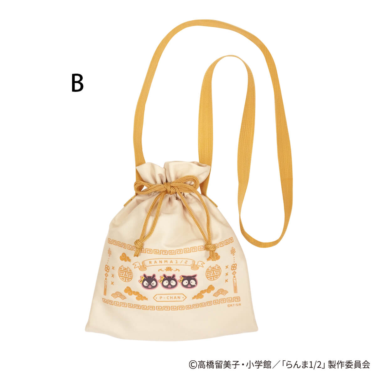 【WEB限定】らんま1/2 キンチャクショルダーバッグ ポップ柄 371542
