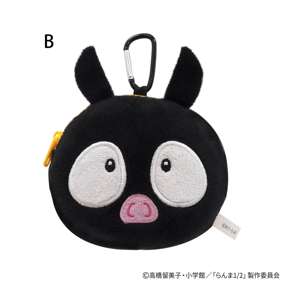 WEB限定】らんま1/2 フェイスポーチ カラビナ付 ポップ柄 371543