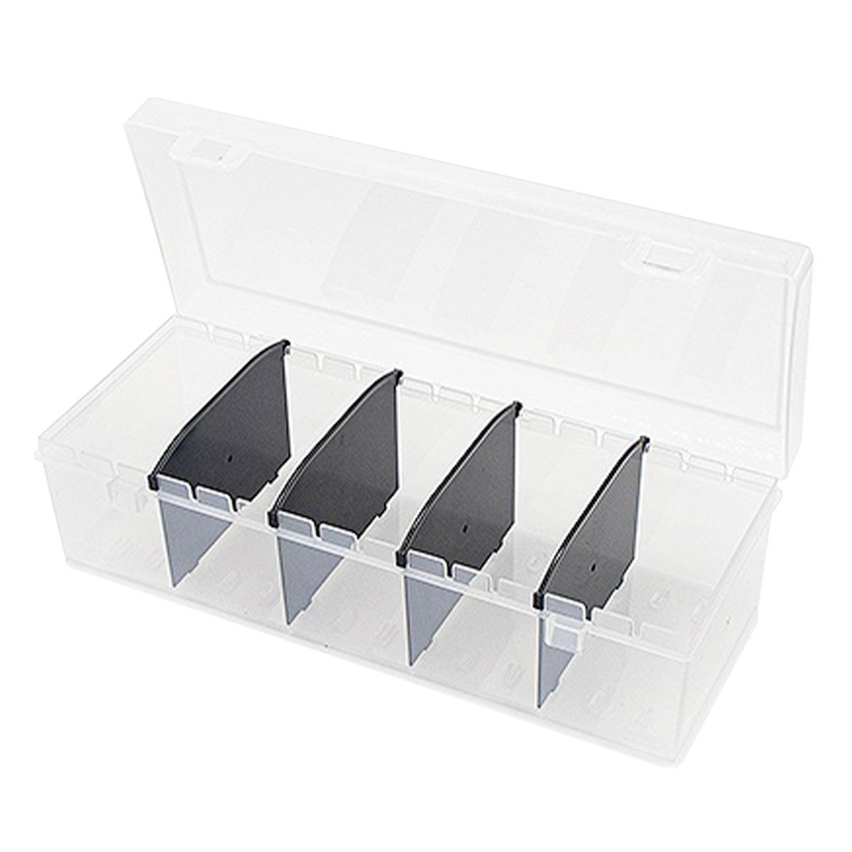 大容量仕切りカードケース クリア 371713