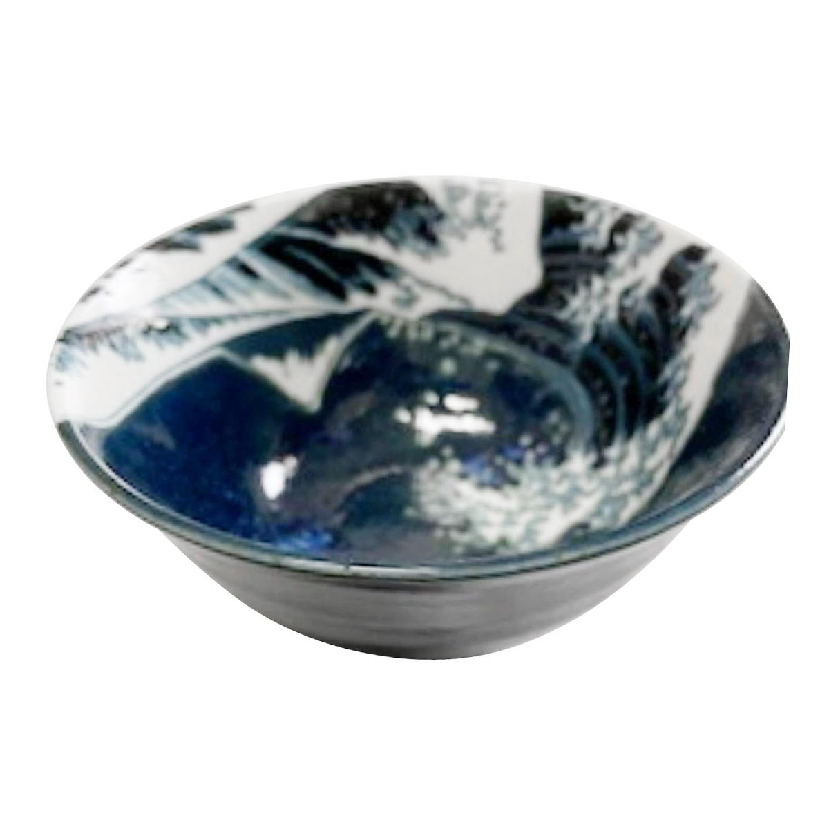【OUTLET】葛飾北斎 神奈川沖波裏 茶漬碗 371736