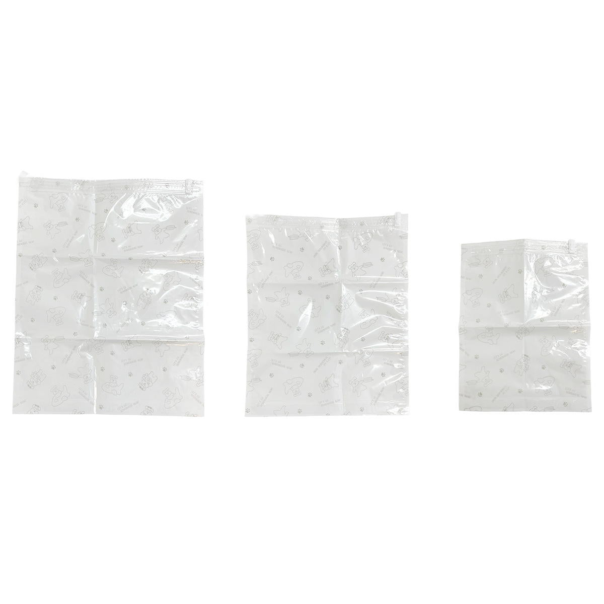 衣類圧縮袋4枚セットシュナウザーGY 371764