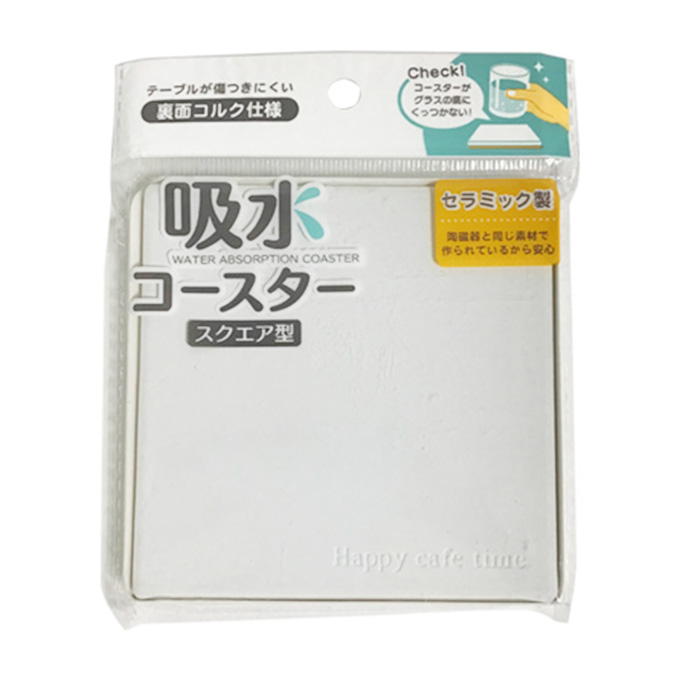 吸水コースター スクエア型 371866