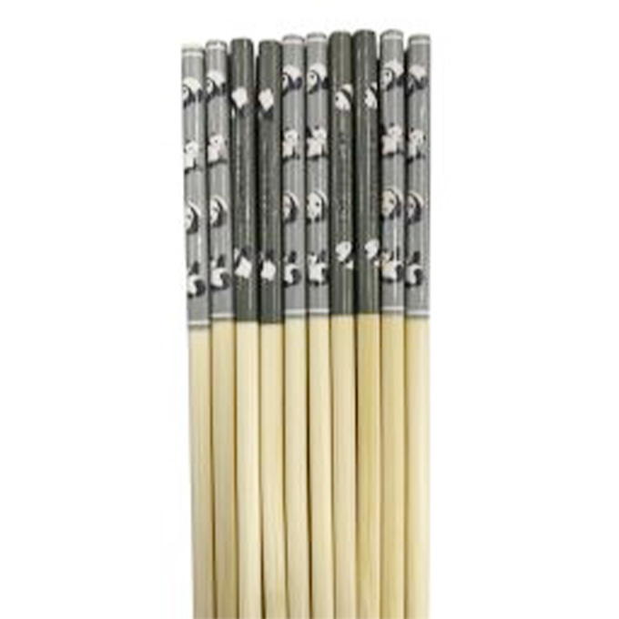 白竹箸 パンダ柄 5膳 371951