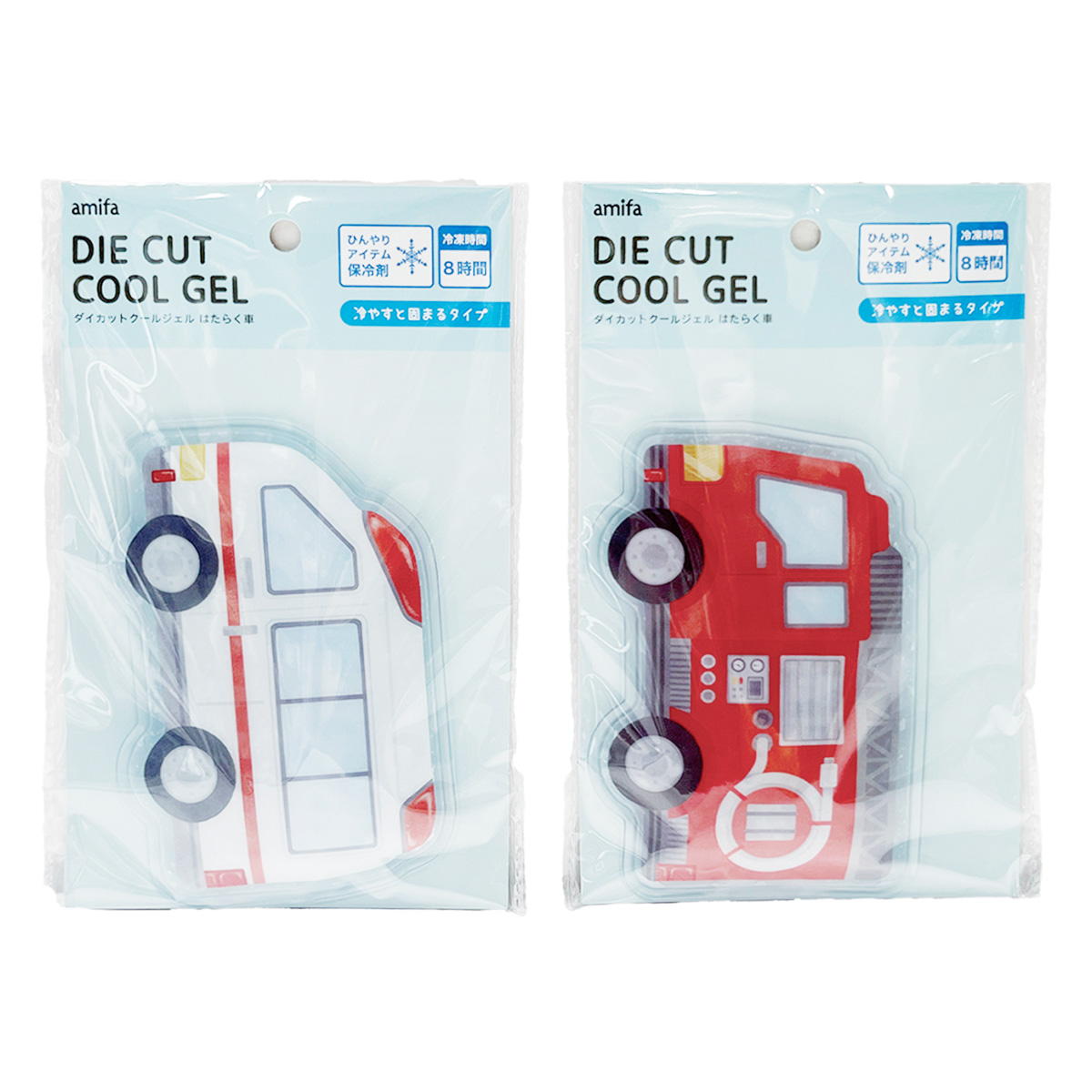 ダイカットクールジェル はたらく車 372091