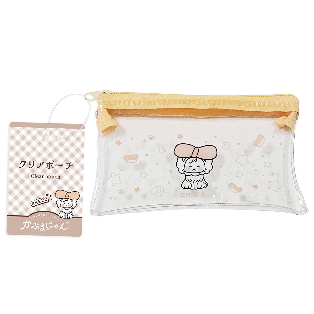 かぶるにゃん クリアポーチシェル 372195