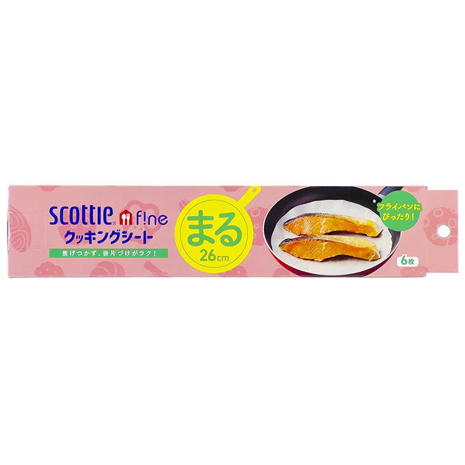 クレシア クッキングシートまる 6枚 372359