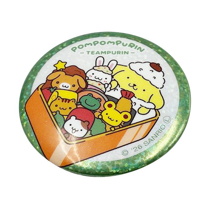 sanrio ポムポムプリン周年 ホログラム缶バッジ 372579