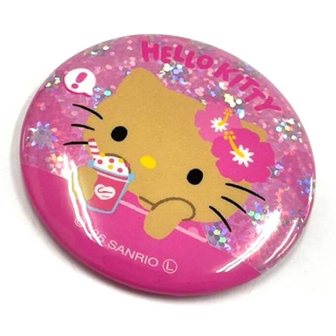 sanrio ミックス ホログラム缶バッジ 日焼け コンプリートセット 372670