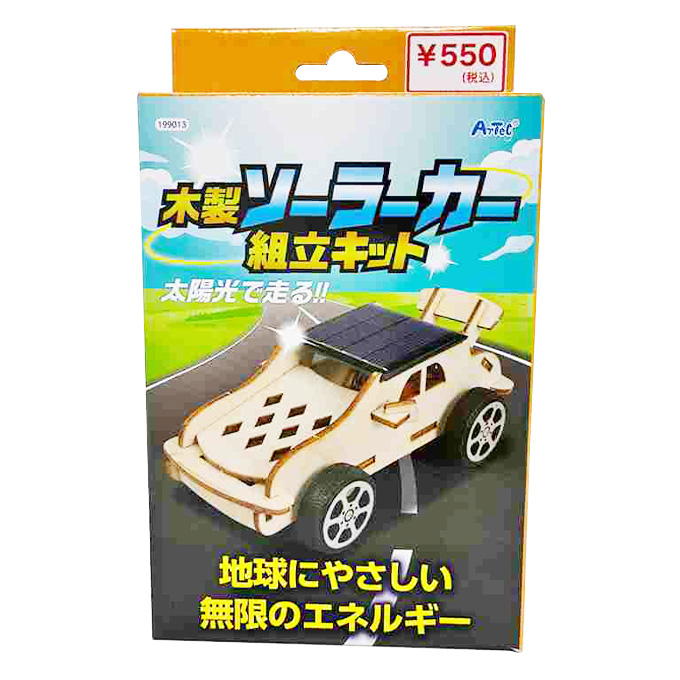 木製ソーラーカー組立キット 372798