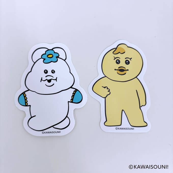 んぽちゃむ ダイカットシール2P 372821