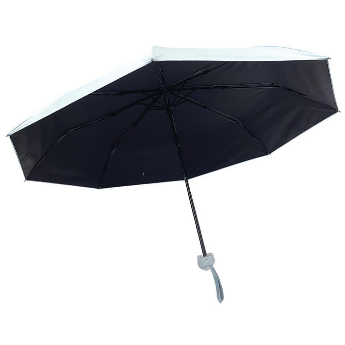晴雨兼用折りたたみ傘50cmミントブルー 373907